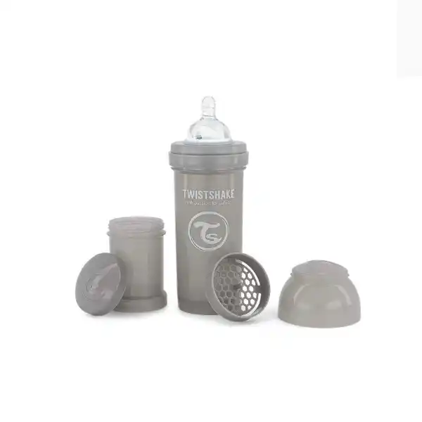 Бутылочка от коликов, серый, 330 мл, 0+ месяцев