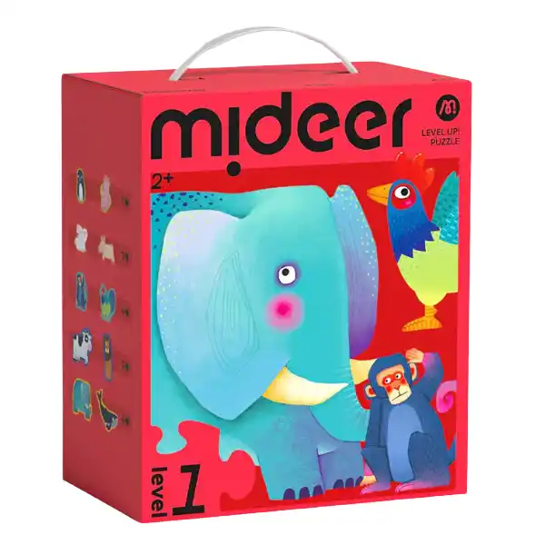 Seria de puzzle-uri „Animale”, 10 în 1, nivelul 1
