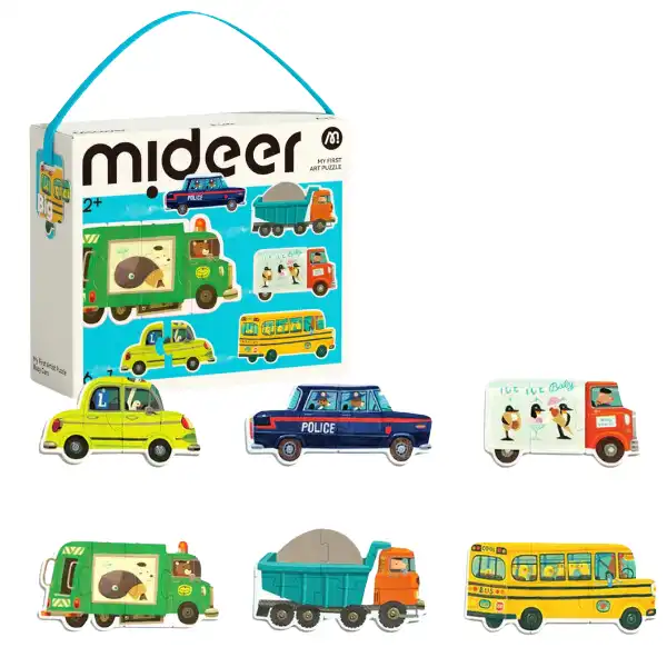 Primul Puzzle „Autoturisme în oraș”, 6 în 1