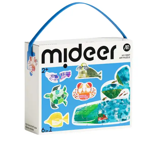 Primul Puzzle „Animale marine”, 6 în 1