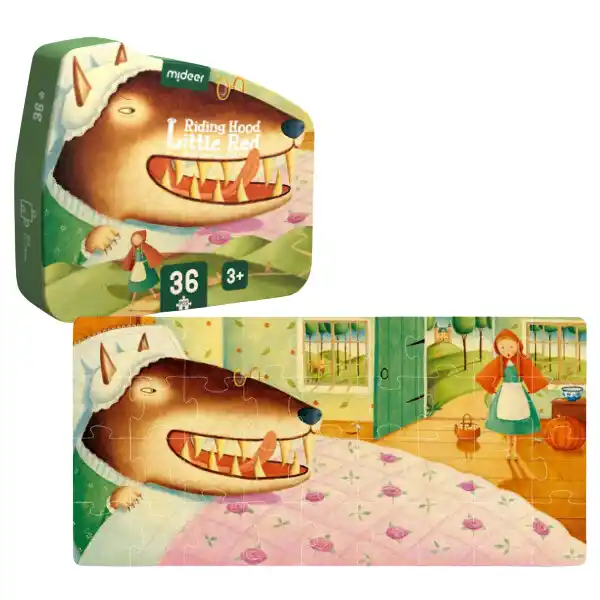 Пазл с иллюстрациями сказок “Красная Шапочка”, 36 элем.
