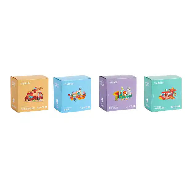 Seria de puzzle-uri „Transport”, 4 în 1