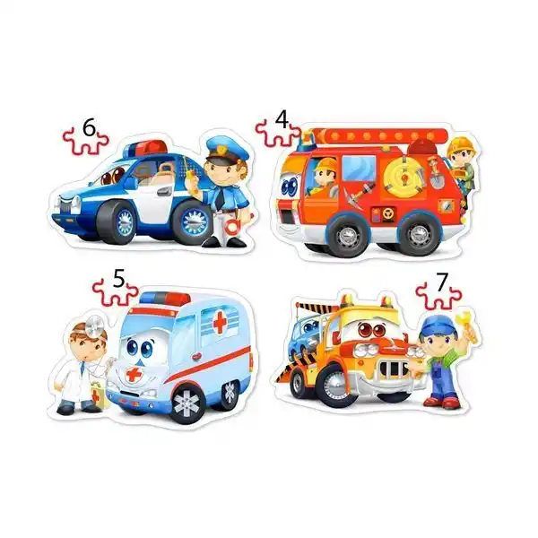 4×Puzzle 4+5+6+7