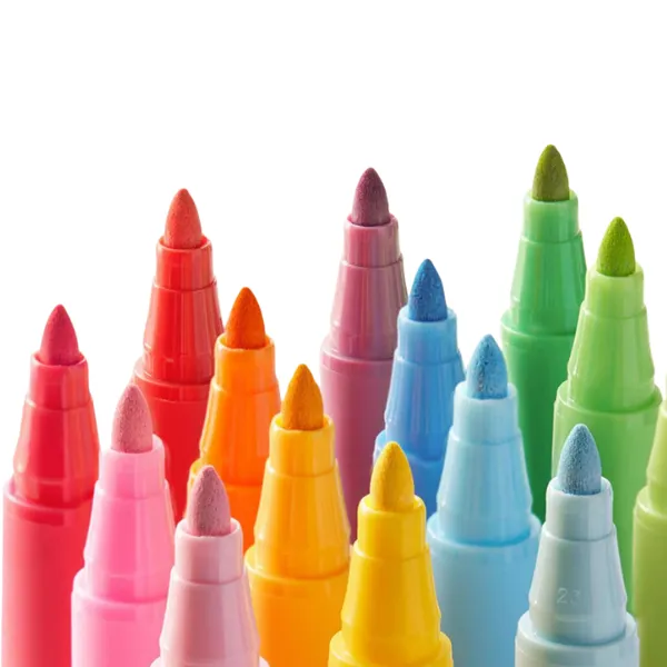 Set de markere acrilice, 6 culori