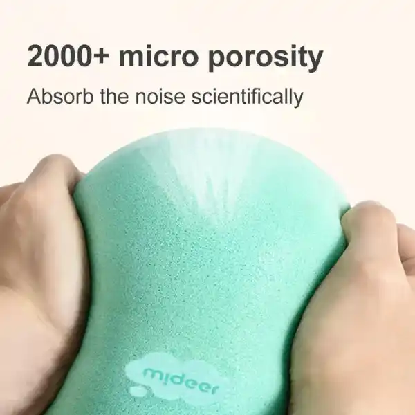 Бесшумный мячик, зелёный