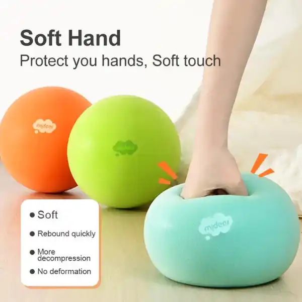 Бесшумный мячик, оранжевый