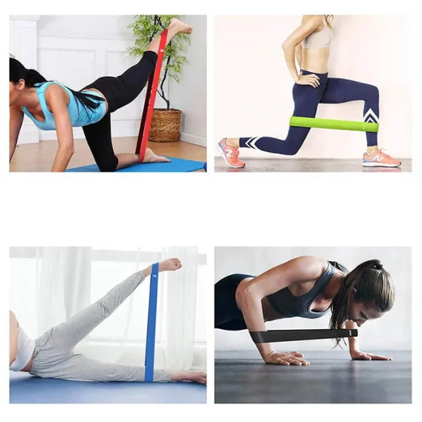 Set 5 benzi elastice de fitness din latex