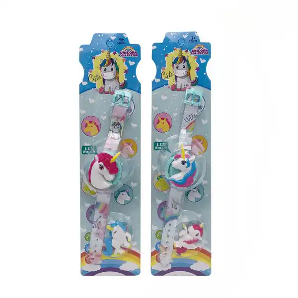 Электронные часы с подсветкой и музыкой, Единорог