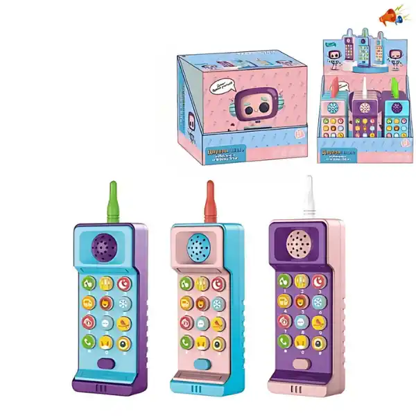 Детский игрушечный телефон с русским языком