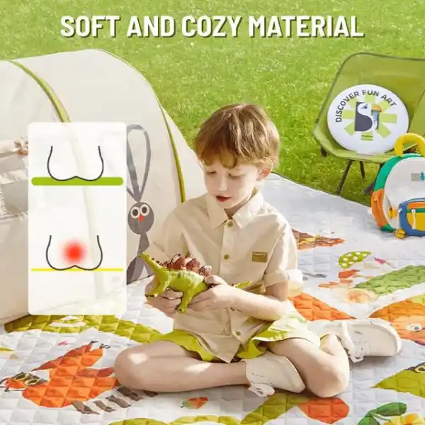 Складной игровой коврик «Праздник в лагере»