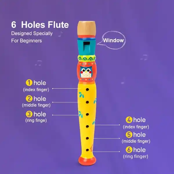 Флейта из натурального дерева