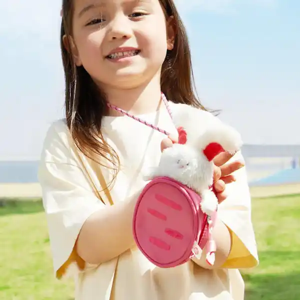 Детский рюкзак «Розовый зайчонок»