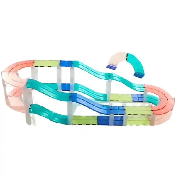 Магнитный конструктор «Гоночная трасса», 115 шт.