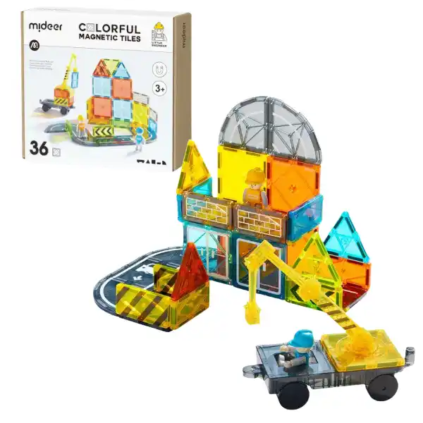 Магнитный конструктор «Маленький архитектор», 36 шт.