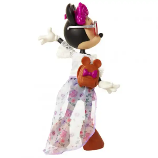 Papusa Minnie Mouse cu cu Bentita cu Flori