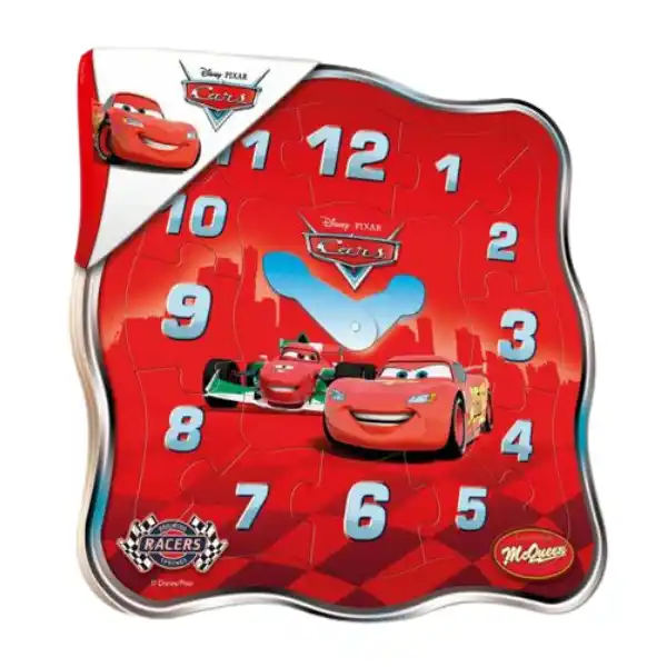 Puzzle din lemn Cars 3 „Ceas”