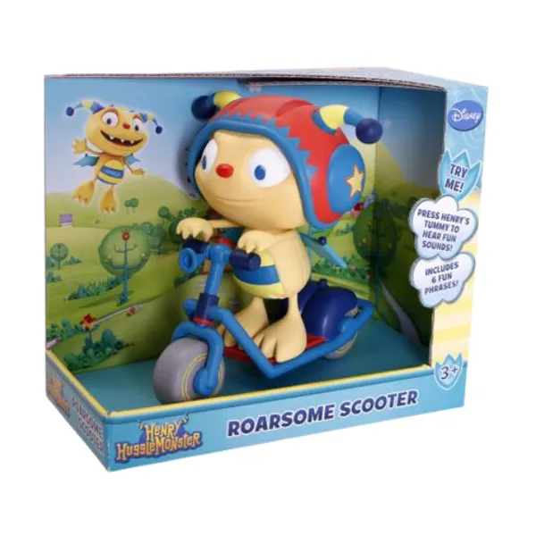 Scooter „Henry Hugglemonster” cu figurina