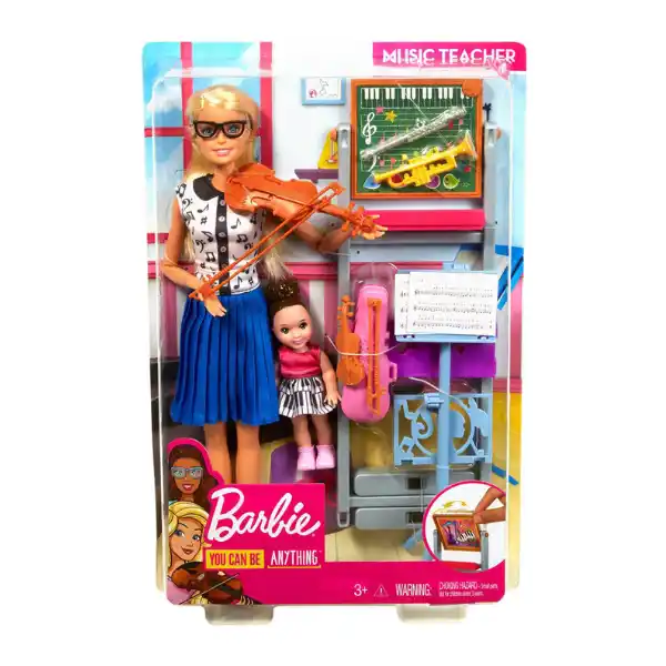 Papusa Barbie „Profesoară de muzică”
