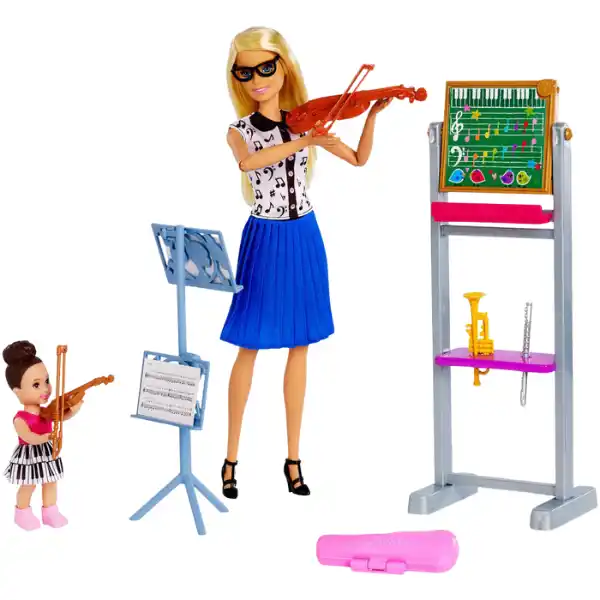 Papusa Barbie „Profesoară de muzică”