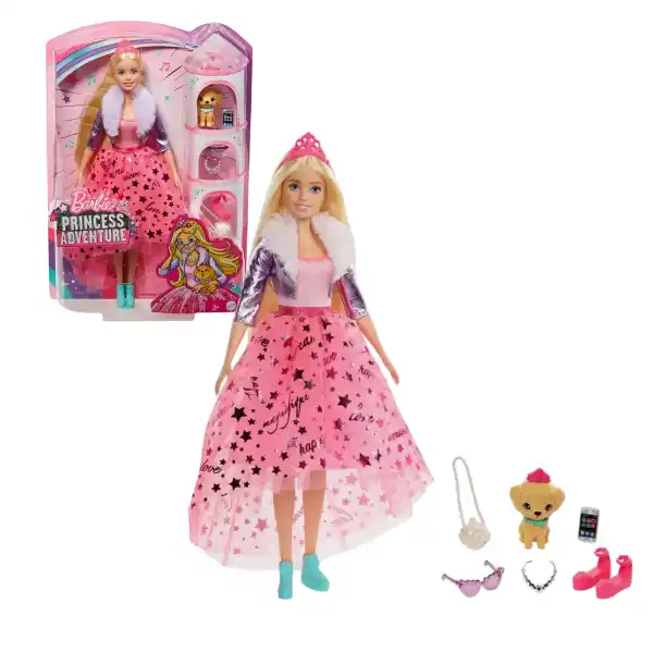 Păpușa Barbie „Prințesă cu Accesorii”