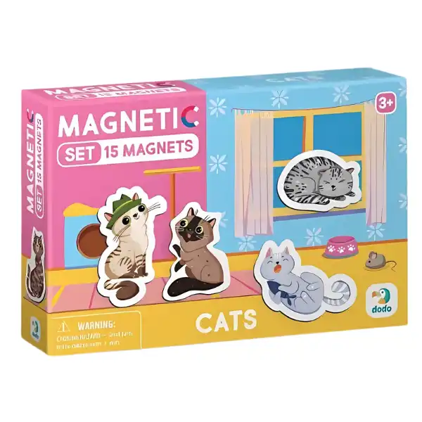 Joc magnetic „Pisici”, 15 elem.