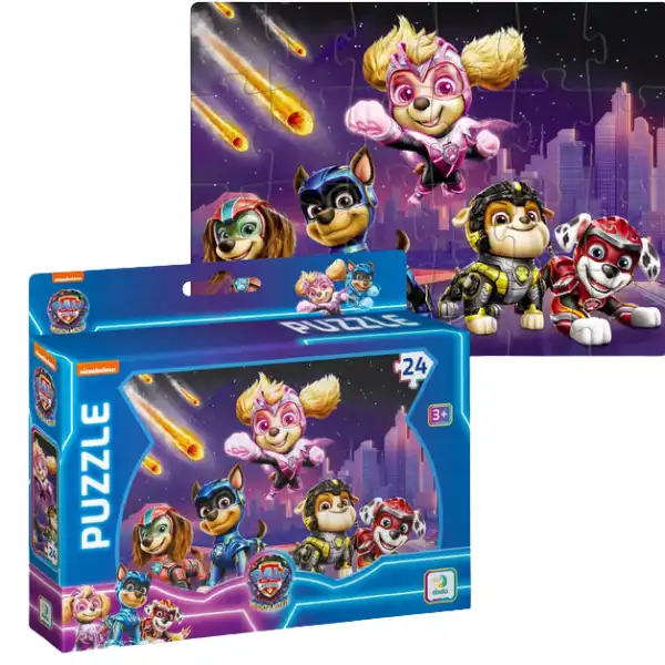 Puzzle educațional „Paw Patrol: Înainte către aventuri”, 24 el.