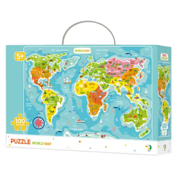 Пазл «Карта Мира», 100 элем.