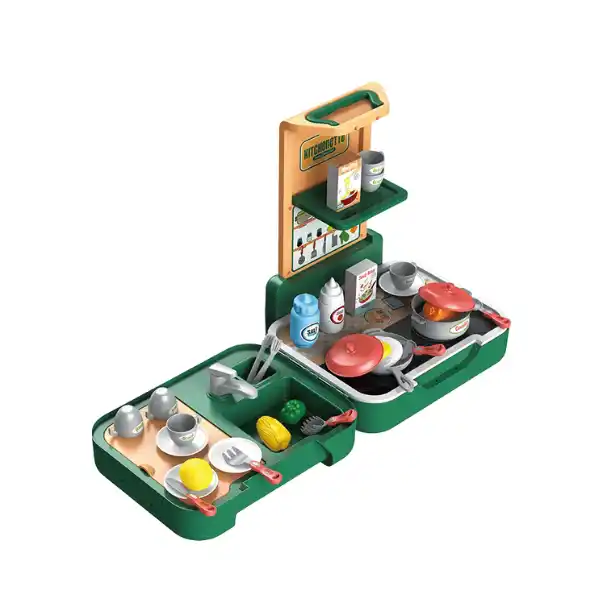 Valiza cu bucătărie interioară, 43 detalii