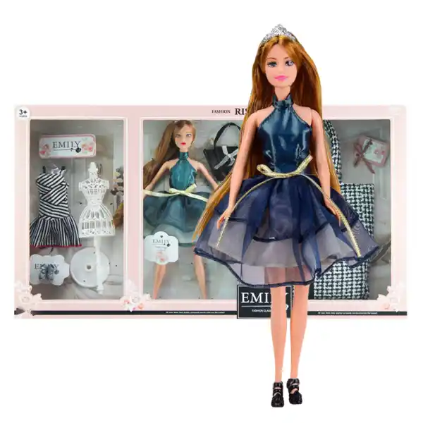 Игровой набор: кукла «Эмили» + сумочка для ребенка
