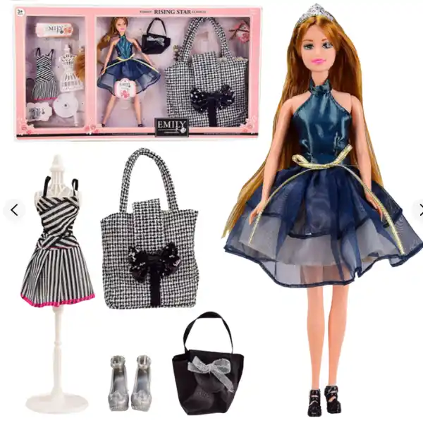 Игровой набор: кукла «Эмили» + сумочка для ребенка