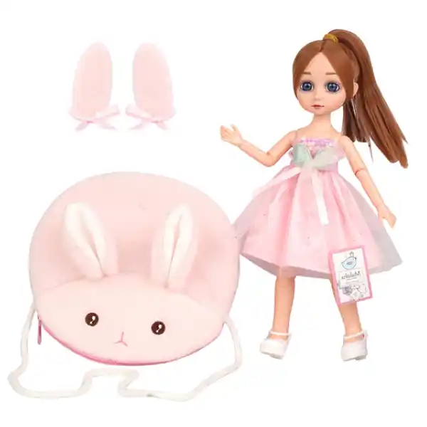 Set de joc: păpușa Mulisha și geantă pentru copil