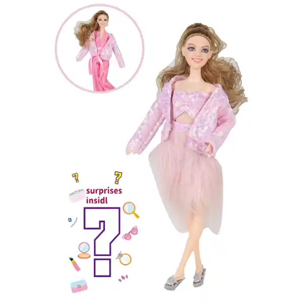 Păpușa modnică cu surpriză
