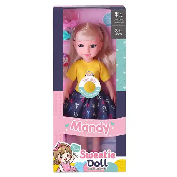 Păpușa Mendy cu accesorii și efect sonor