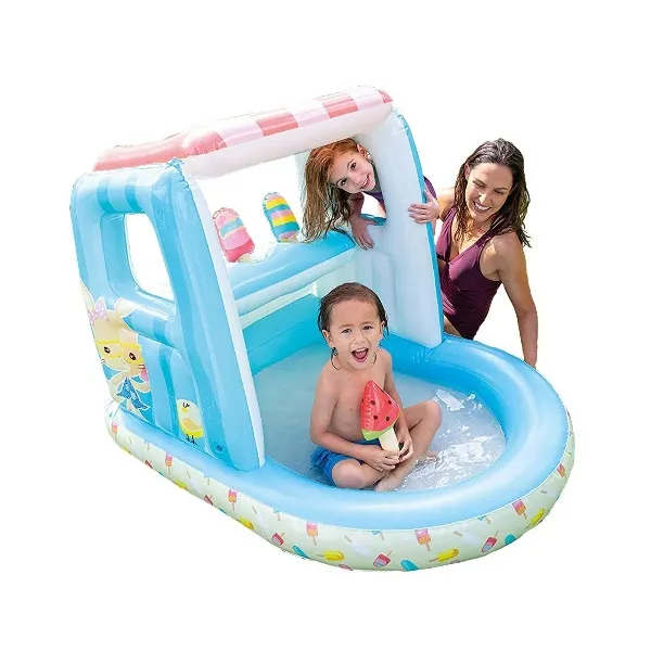 Bazin Gonflabil cu umbrar INGHETATA 127x102x99cm, 60L, 2+