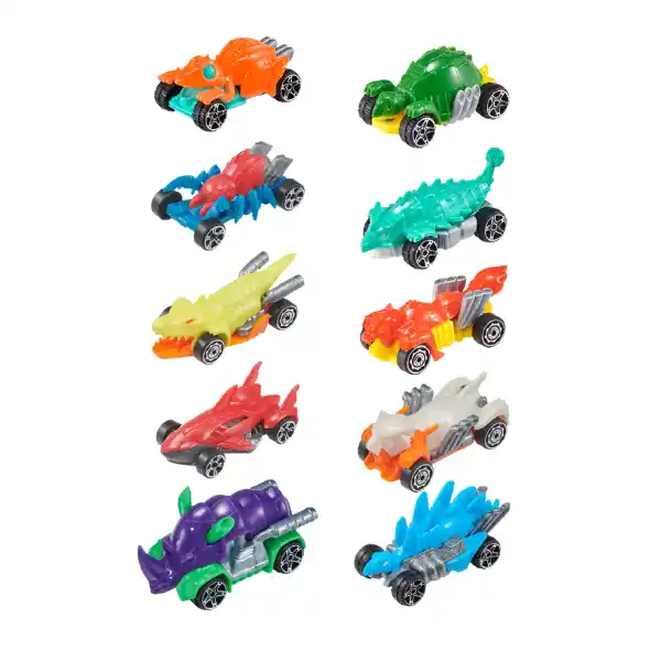 Набор: 10 металлических автомобилей Teamsterz B/M