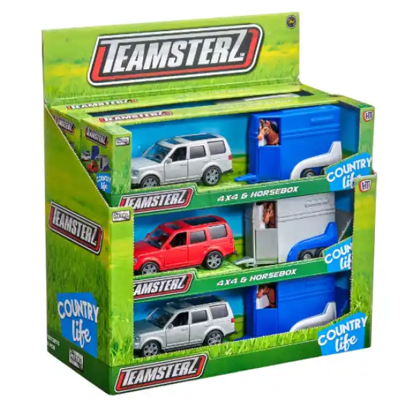 Игровой набор «Внедорожник и трейлер для лошадей Teamsterz», (асс.)