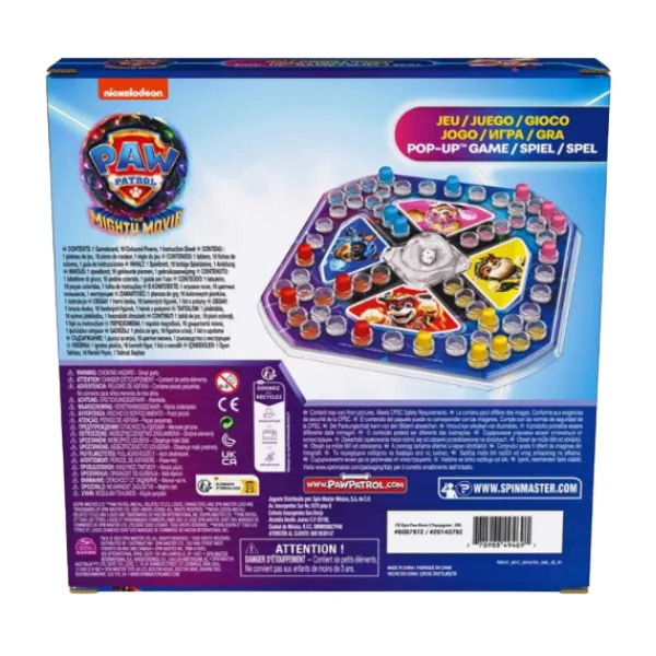 Jocul de societate „Paw Patrol: Pop-Up”