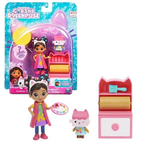 Setul pentru Studio de Artă Gabby, seria „Gabby’s Dollhouse”