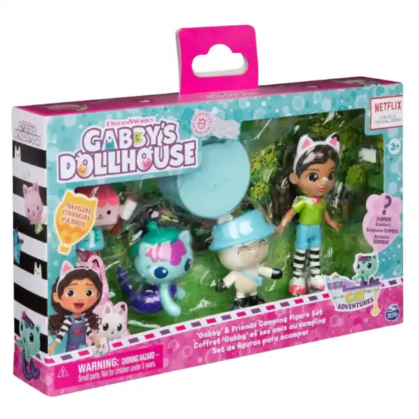 Set de figurine mini: Mica tabără, seria „Gabby’s Dollhouse”