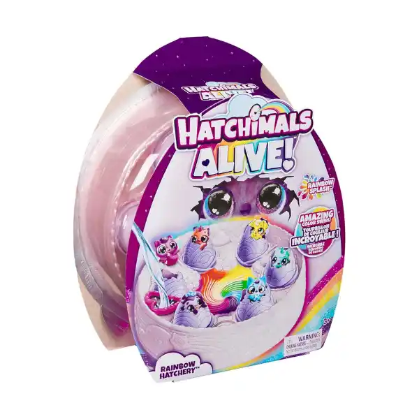 Set de joc ,,Hatchimals Alive Ieșit din Curcubeu”, ass.