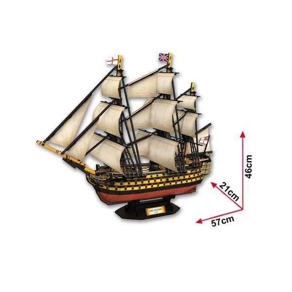 3D puzzle Vas de război “HMS Victory”, 189 elemente
