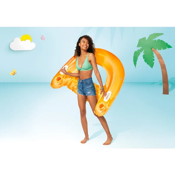 Pluta gonflabila SIT’N FLOAT 152×99cm, 2 culori