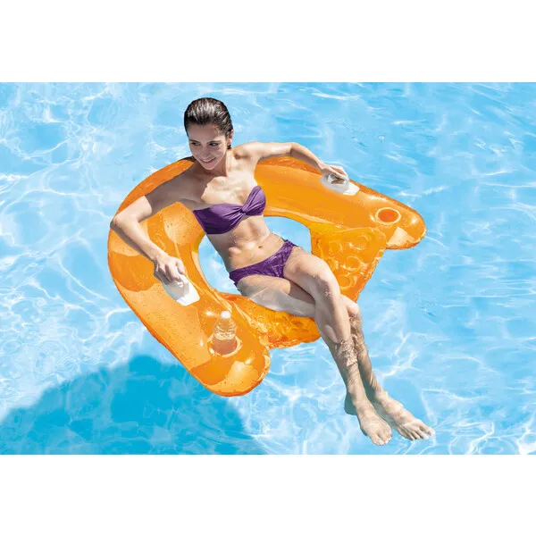 Pluta gonflabila SIT’N FLOAT 152×99cm, 2 culori