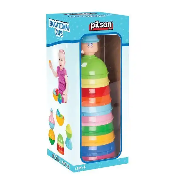 Пирамида „Развивающие чашки”