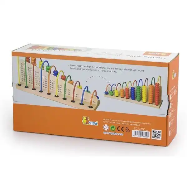 Развивающая деревянная игрушка "Учим математику"