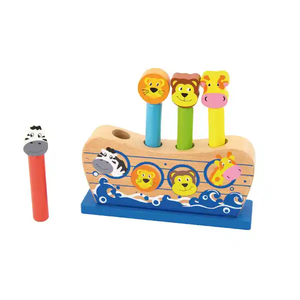 Веселая игра с прыгающими животными “Ноев ковчег”