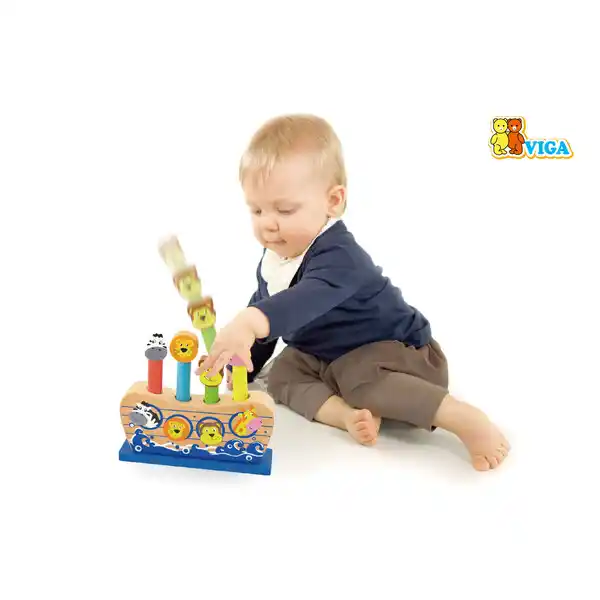 Веселая игра с прыгающими животными “Ноев ковчег”