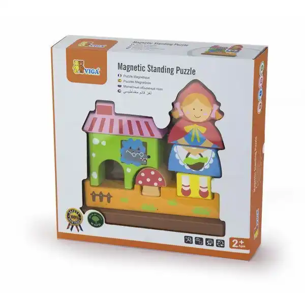 Магнитная деревянная игрушка “Красная Шапочка”