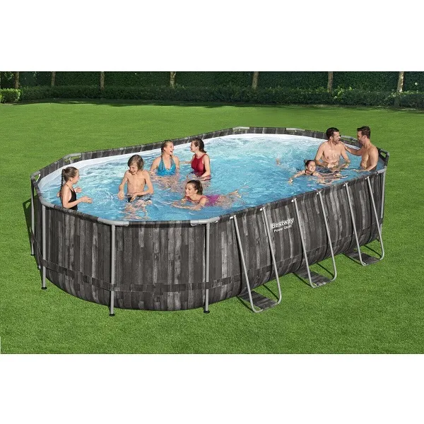 Piscina Power Steel Oval 610x366x122cm, 20241L, carcas metal