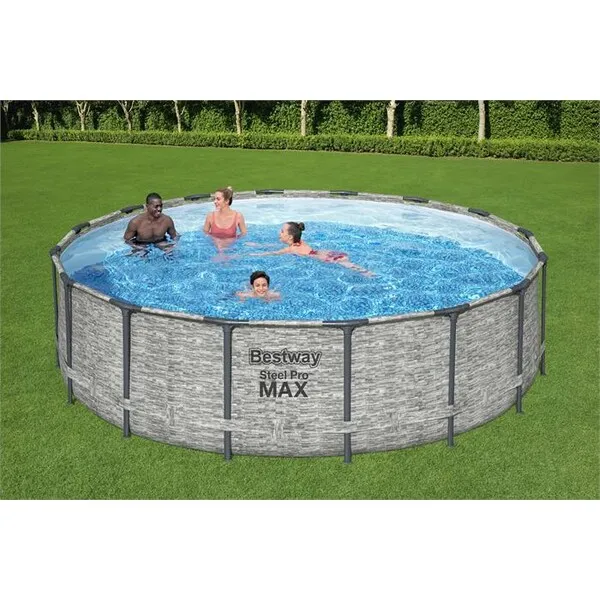 Piscina Steel Pro Max 488x122cm, 19480L, carcas metal